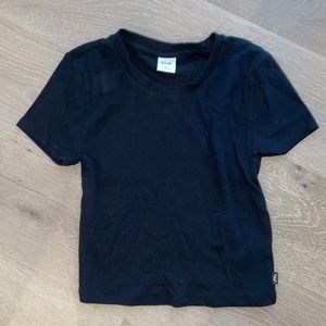 Aritzia TNA Little Ribbed Shirt